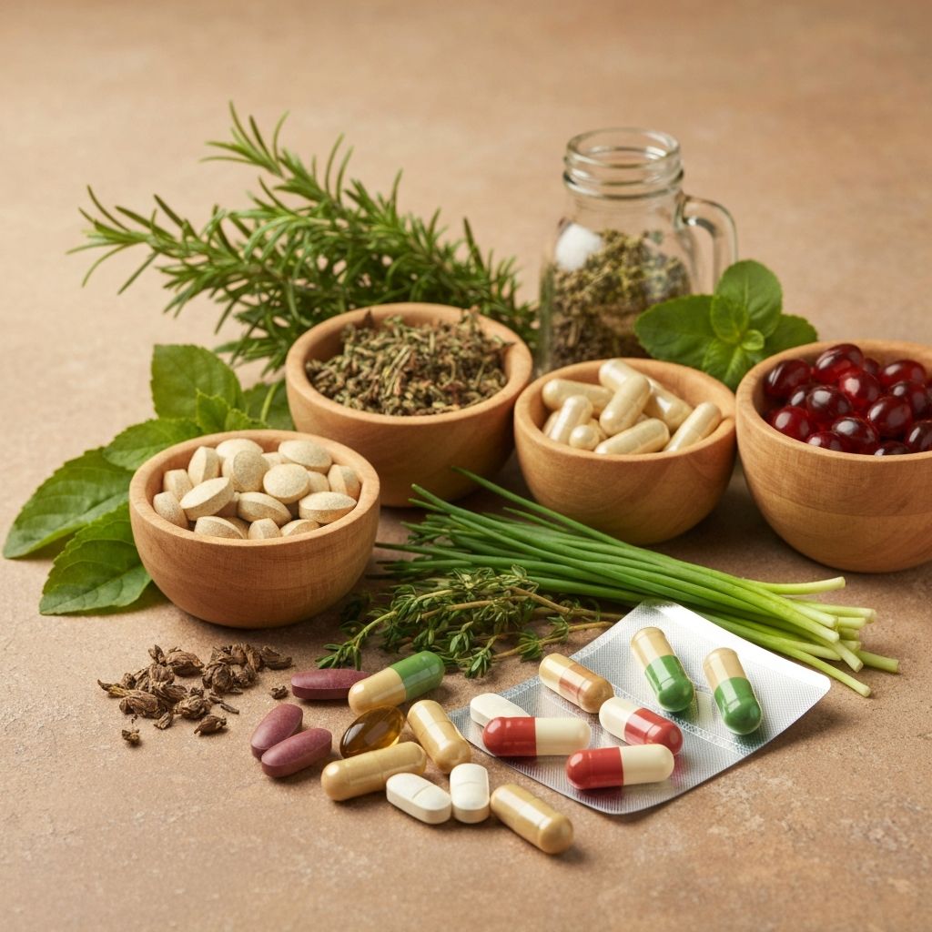 Natural supplements and healthy living