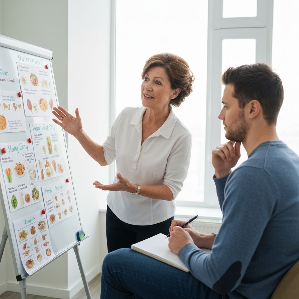 Nutrition consultation for healthy lifestyle