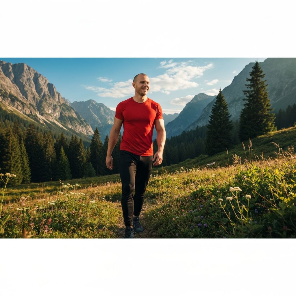 Active healthy lifestyle with natural nutrition